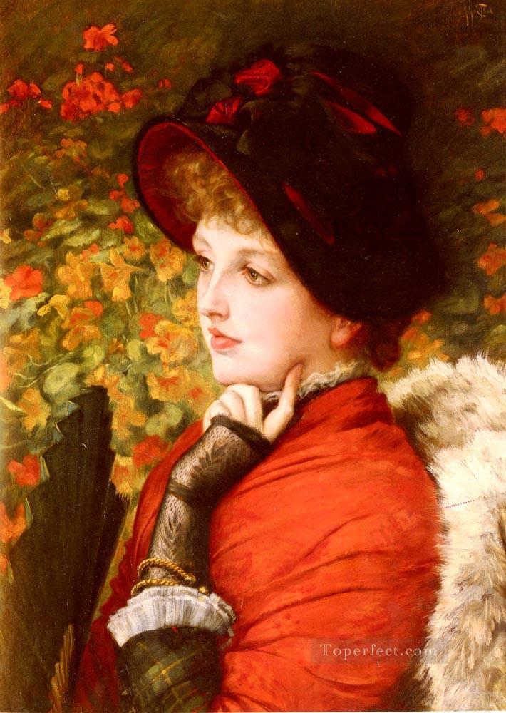 Type Of Beauty James Jacques Joseph Tissot Oil Paintings